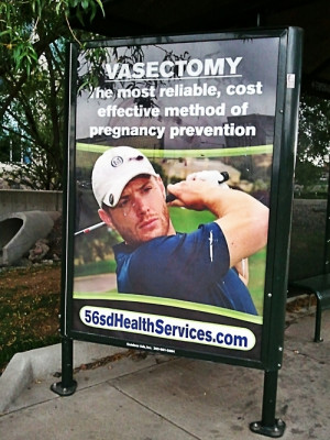 Have you guys seen this vasectomy ad? LMAO