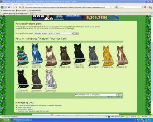 Warrior Cats namen bei Chickensmoothie