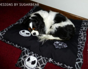 JACK SKELLINGTON Dog Pet Bed Pillow Nightmare Before Christmas ...