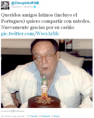 chespirito sopla las velas del chavo del ocho por su 40 aniversario