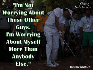Bubba Watson - 2012 Masters Champion - Motivational Quote - #Golf #PGA ...