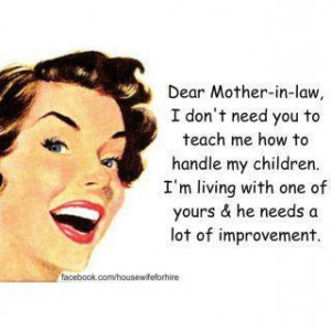 Dear mother in law