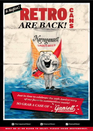 Narragansett Beer Re-Releasing Classic JAWS Can, Crush It Like Quint