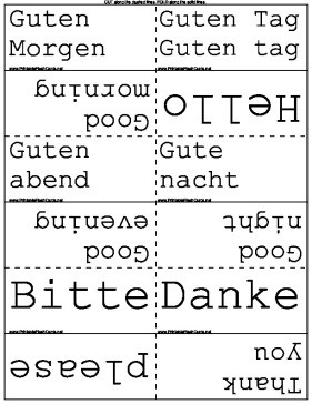 phrases flash cards these flashcards cover many basic german phrases ...