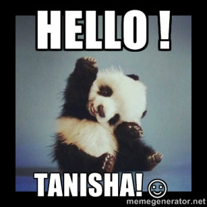 Cute Baby Panda - HELLO ! TANISHA!☺