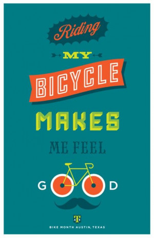 Riding my bicycle makes me feel good! #bike #transportation