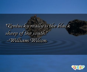 Kentucky really is the black sheep of the south .
