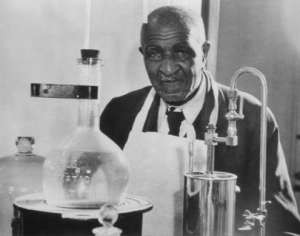 George Washington Carver in his Tuskegee - Photo Courtesy NPS