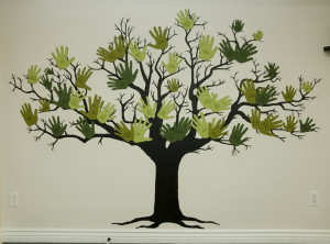 Tree Project Handprint Families, Ideas, Hands Prints, Handprint Trees ...