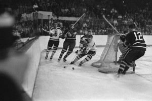 1967 Behind The Net Against The Toronto Maple Leafs jpg Last