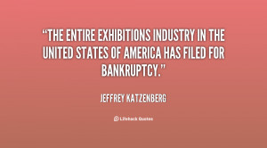 The entire exhibitions industry in the United States of America has ...