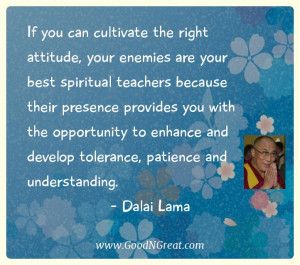 quick quote the dalai lama on tolerance and patience