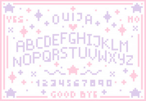 cute kawaii pink colors pastel pixel art pixels transparent ouija ...