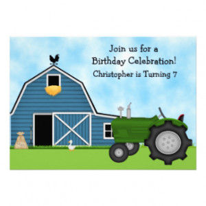 Farm Birthday Invitations, 900+ Farm Birthday Announcements & Invites