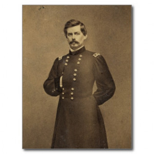American Civil War General George B McClellan Postcards