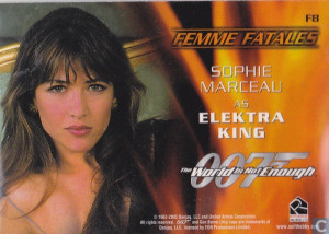... cards - Women of James Bond in motion - Sophie Marceau as Elektra King