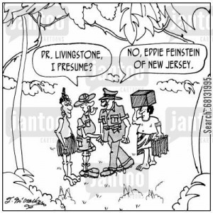 Cartoon Dr Livingstone I Presume