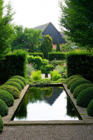 garden pondReflections Pools, Swimming Pools, Yew Hedges, Gardens ...
