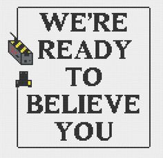 Ghostbusters ad quote 'We're ready to believe by CapesAndCrafts, £2 ...