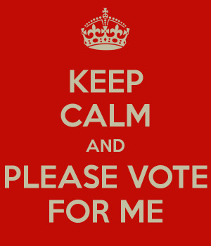 KEEP CALM AND PLEASE VOTE FOR ME