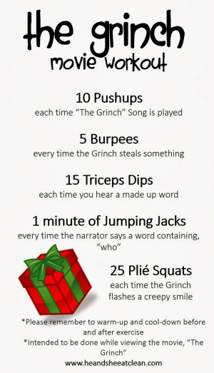 Here's another fun workout in our Movie Workout Series {did you catch ...