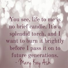 Start the New Year off with some words of wisdom from Mary Kay Ash ...