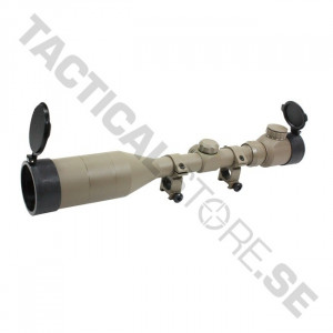 Airsoft Snow Wolf Cqb Sniper Rifle Aeg Tan With Bipod And Scope