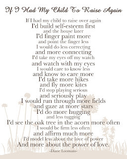 If I Had My Child To Raise Again - Free 8x10 Printable