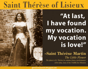 Saint Therese of Lisieux, Therese of the child Jesus pray for us: