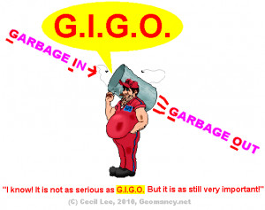Click to view bigger image of G.I.G.O or Garbage IN; Garbage OUT