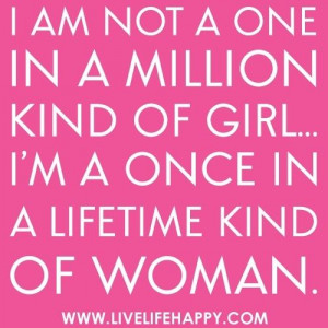 One in a Million Woman - quotes