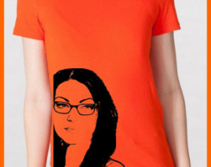 OITNB Alex pop sketch .Missy fit. Orange.Tshirt.Orange is the New ...