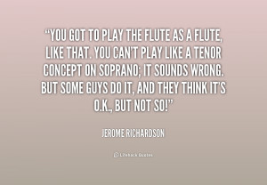 Funny Flute Quotes
