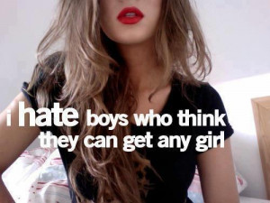 boys, girl, hate, lipstick, phrase, picture, text, think, truth
