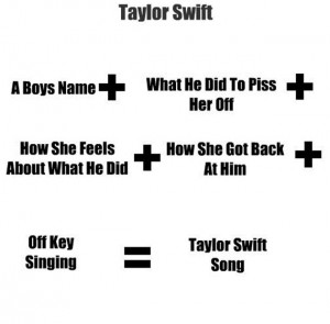 Vh funny taylor swift song recipe