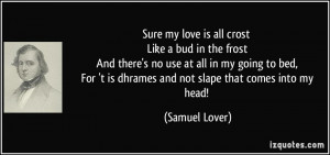 Samuel Lover Quote