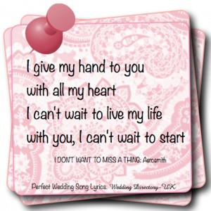 Love Song Quotes for Wedding