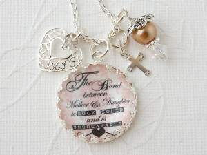 Bond Between Mother Daughter Necklace, Personalized Mother Daughter ...