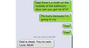 An evil moth with opposable thumbs and a passion for technology goes ...