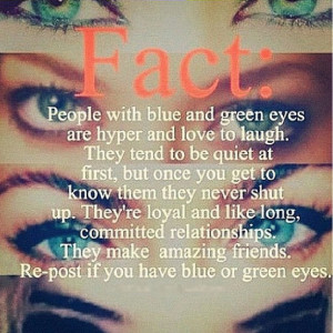 People with blue eyes
