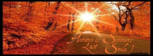 Autumn is.. Facebook Cover