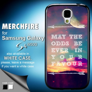 TM 601 Hunger games quote arrows Samsung Galaxy S4 Case