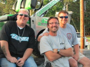 Ron Shirley-Wade Smith-Bobby Brantley on location in Wendell, NC for ...