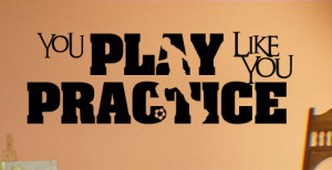 Play Practice Soccer Wall Decals