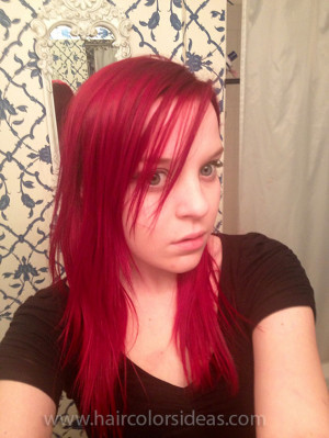 Blood Red Special Effects Hair Dye