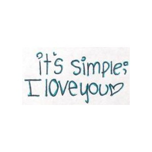 simple i love you, writing, i love you writing, it - Image - TinyPic ...