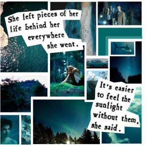 She left pieces of her life behind her everywhere she went. It's ...