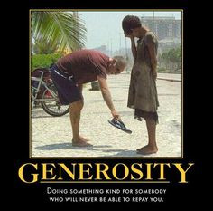 Giving and Demonstrating Generosity