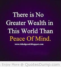 Famous Peace of Mind Quotes with Images - Picture - Photos - There is ...