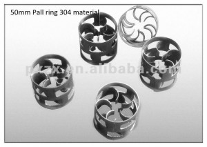 metal pall ring for distillation column packing